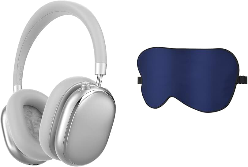 Wireless Bluetooth Noise Cancelling Headphones with Sleep Mask