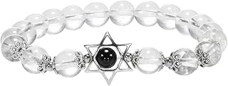 Unisex Merkaba Star Gemstone Beads Stretch Bracelet