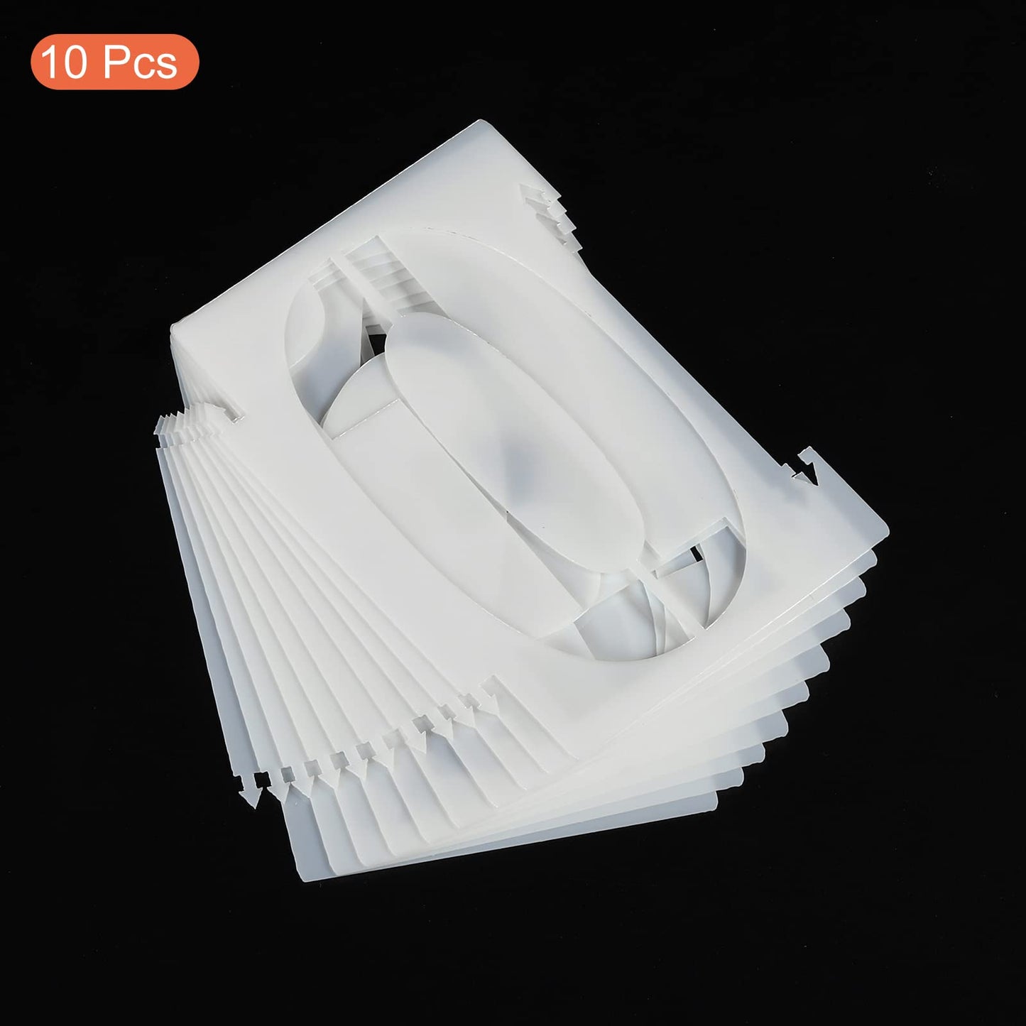 3-Inch Plastic Number Stencils Set of 10 White