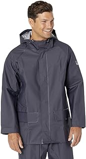 Men's Waterproof Workwear Jacket with Adjustable Hood
