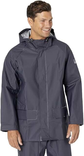 Men's Waterproof Workwear Jacket with Adjustable Hood