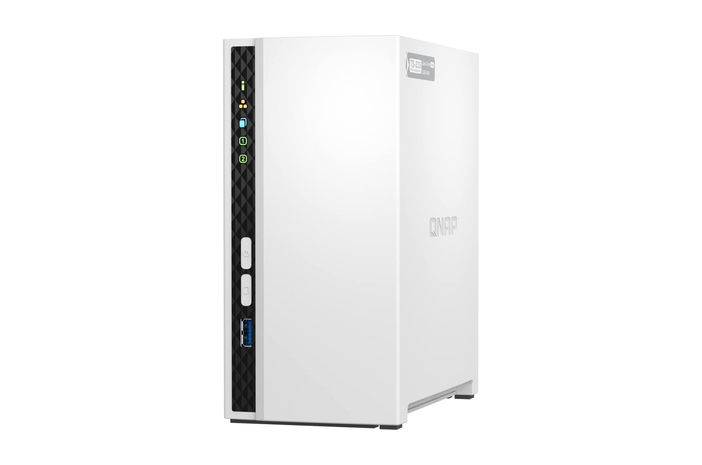 TS-233-US 2 Bay Affordable Desktop NAS with ARM Cortex-A55 Quad-core Processor and 2 GB DDR4 RAM (Diskless)