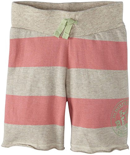 Girls' Rugby Stripe Board Short () - Chrysanthemum - 0-3 Months