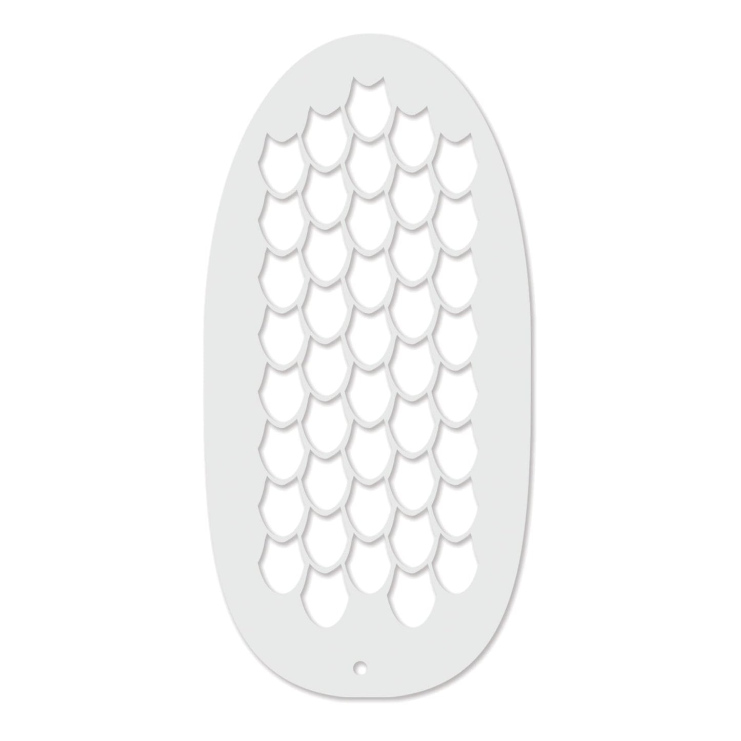Dragon Scale Stencil Kit 3.5x7 Mylar Oval