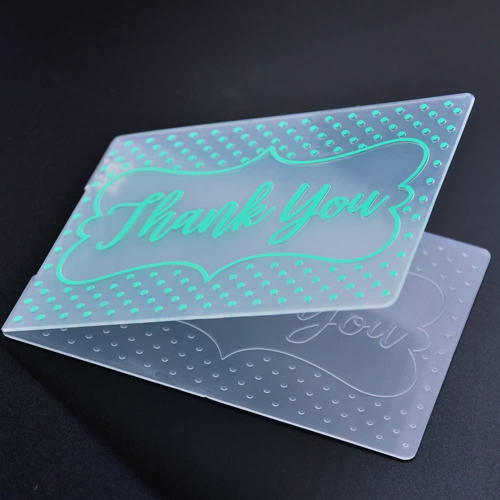 Plastic Embossing Folder 10.6x14.5cm for Card Making