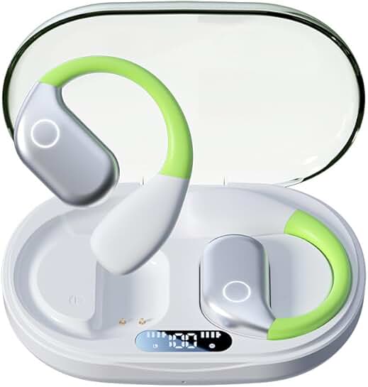 Wireless Open Ear Sports Earphones with LED Display
