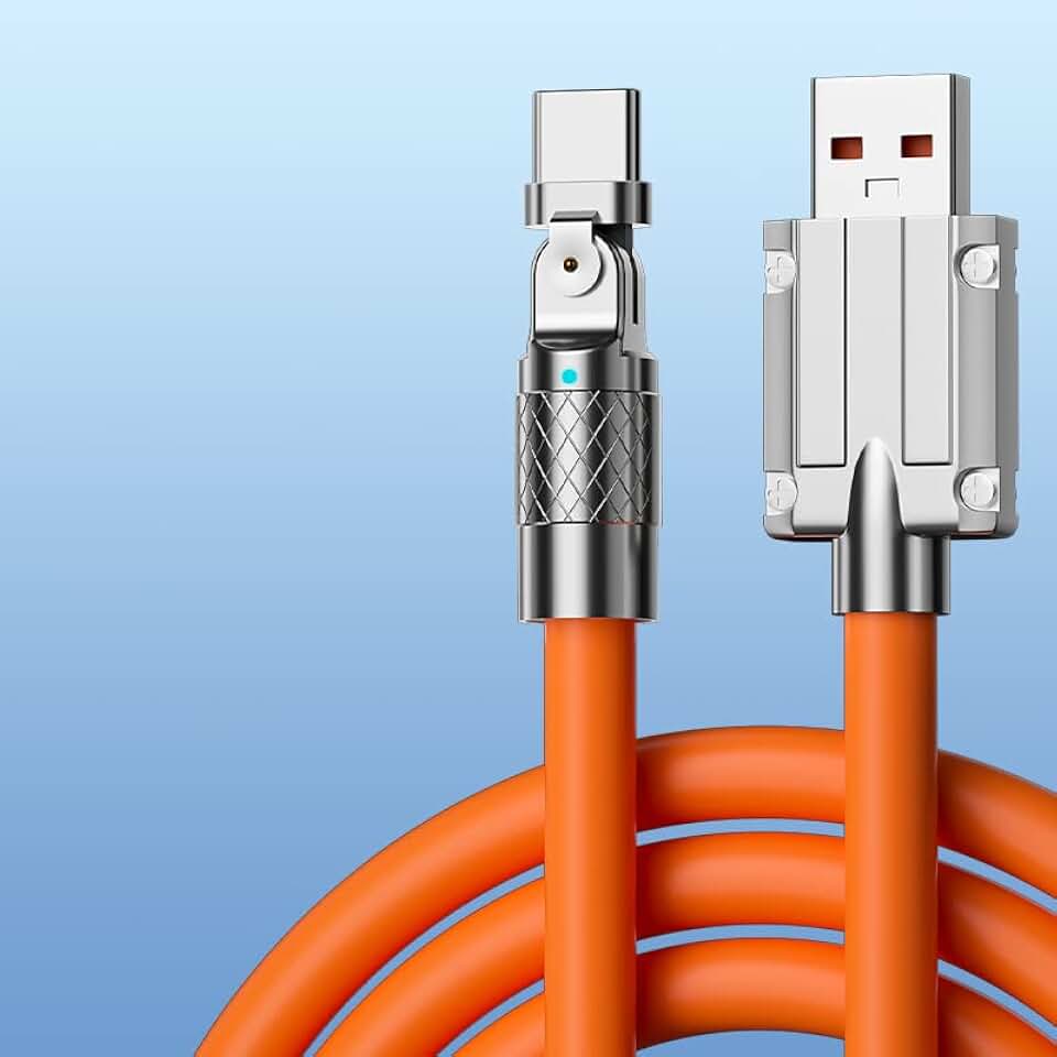 180° Rotating USB Charging Cable for iPhone and iPad