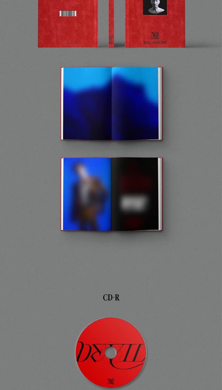 TVXQ! Max Changmin Devil 2nd Mini Album Black Version CD+96p PhotoBook+1p Postcard+1p PhotoCard+Tracking Kpop Sealed