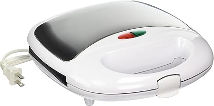 Compact dual sandwich maker with non-stick surface