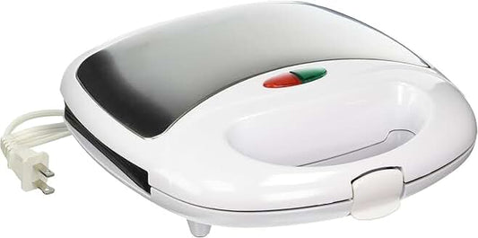 Compact dual sandwich maker with non-stick surface