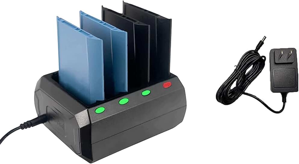 4-Slot Battery Charging Cradle for Handheld Scanner