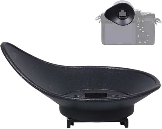 Oval Rotatable Camera Eyepiece Viewfinder Eyeshade