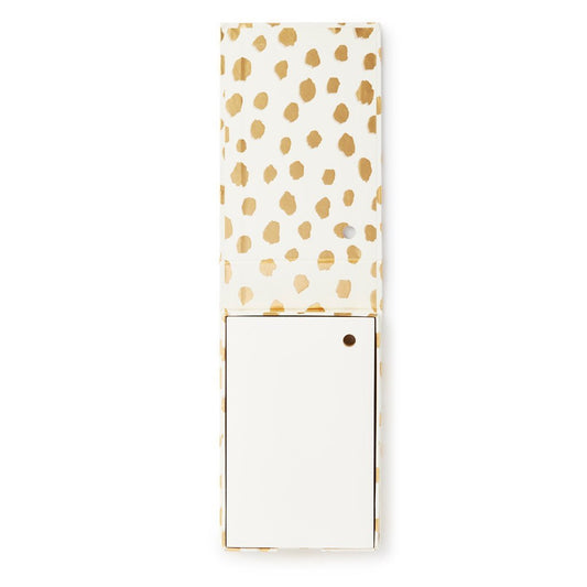 Loose note holder with pen and flamingo dot design