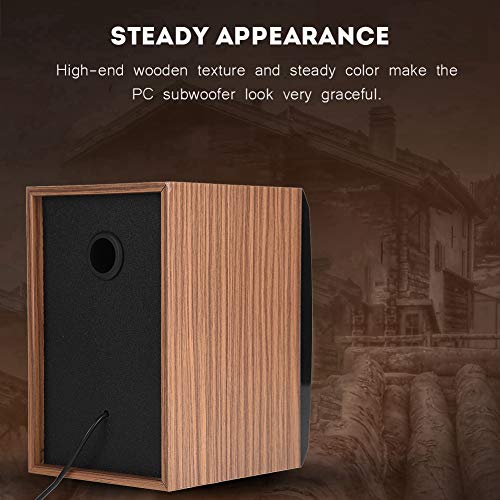 1 Set of Computer Speakers,Portable HiFi Lossless Music Computer Speakers,Bass Amplification Noise Cancelling PC Subwoofer