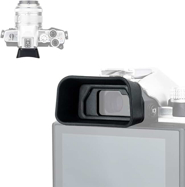 Soft Silicone Camera Eyecup for OM-5 and OM-D Cameras