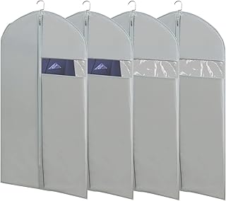 Set of 4 43-inch Garment Bags for Closet Storage