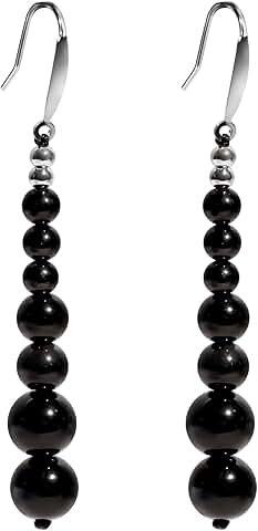 Sterling Silver Bead Earrings with Aventurine Quartz and Agate