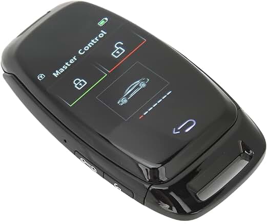 Black Car Remote Starter Key with LCD Display