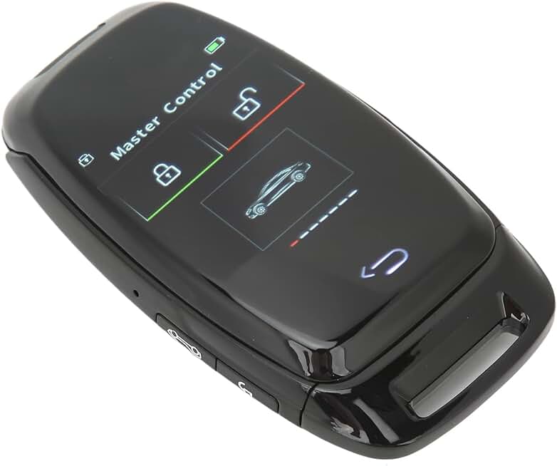 Black Car Remote Starter Key with LCD Display