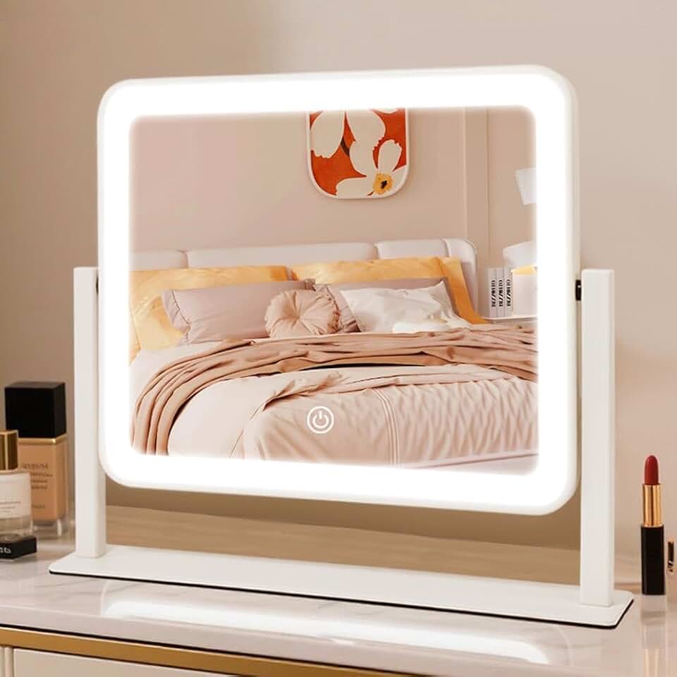 Rechargeable LED Vanity Mirror with Touch Control