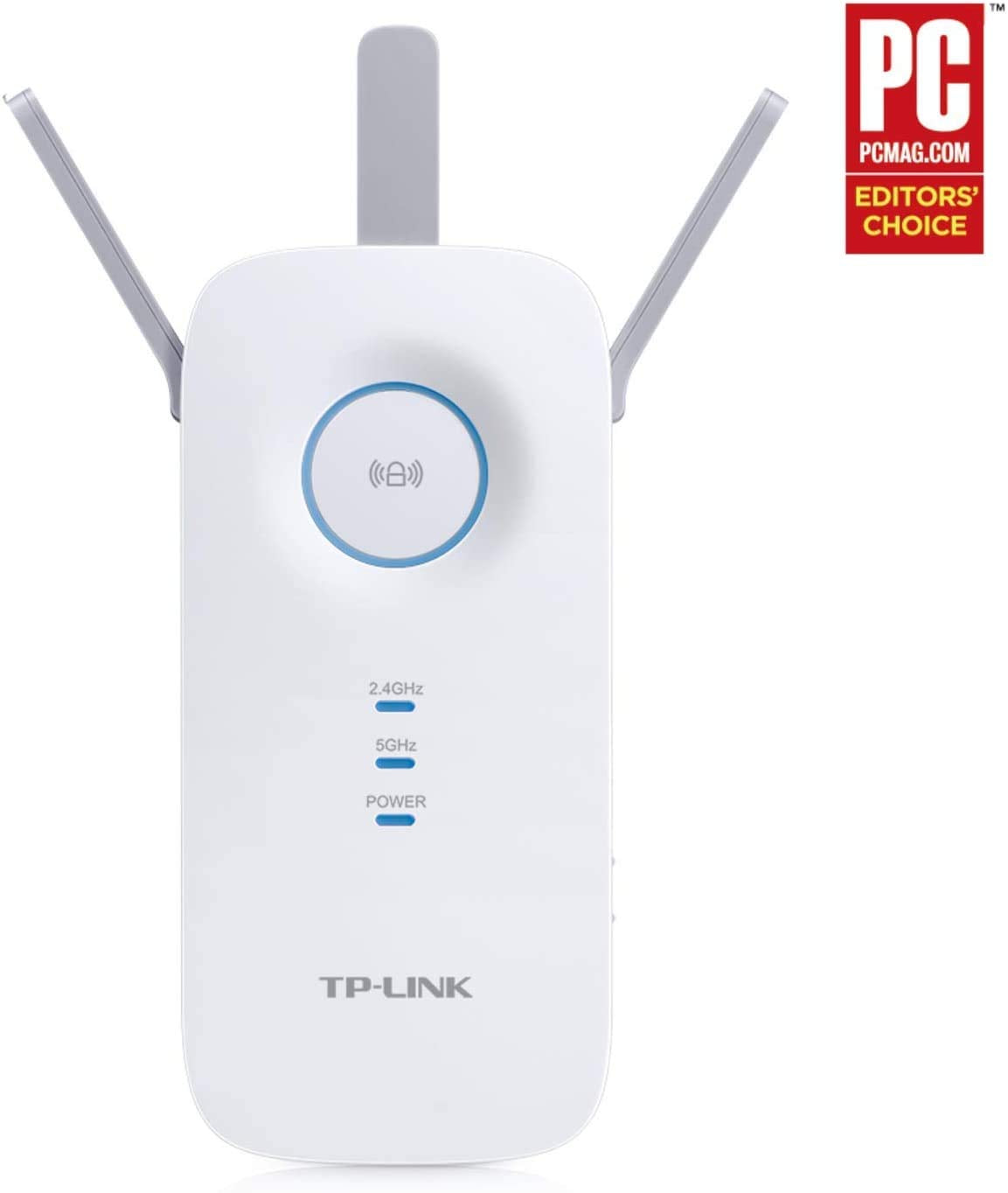 AC1750 WiFi Extender (RE450), PCMag Editor's Choice, Up to 1750Mbps, Dual Band WiFi Repeater, Internet Booster, Extend WiFi Range further