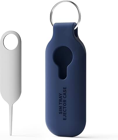 10 Pack SIM Card Tray Ejector Pins with Keychain