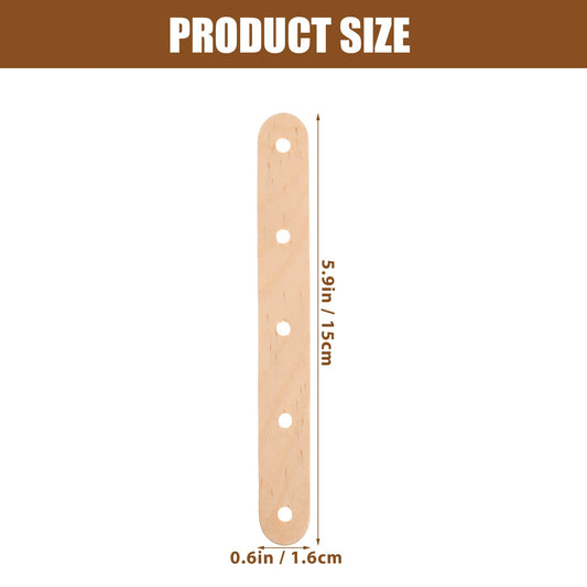 Natural Color Wooden Popsicle Sticks 50PCS