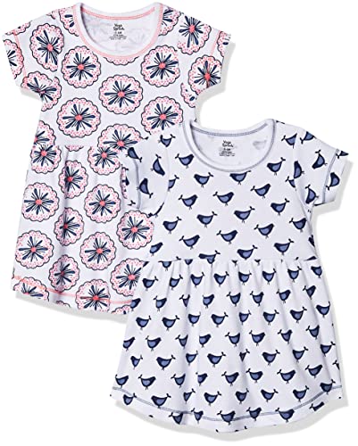 Cotton Dress, 2 Pack, Bloom, 0-3 Months