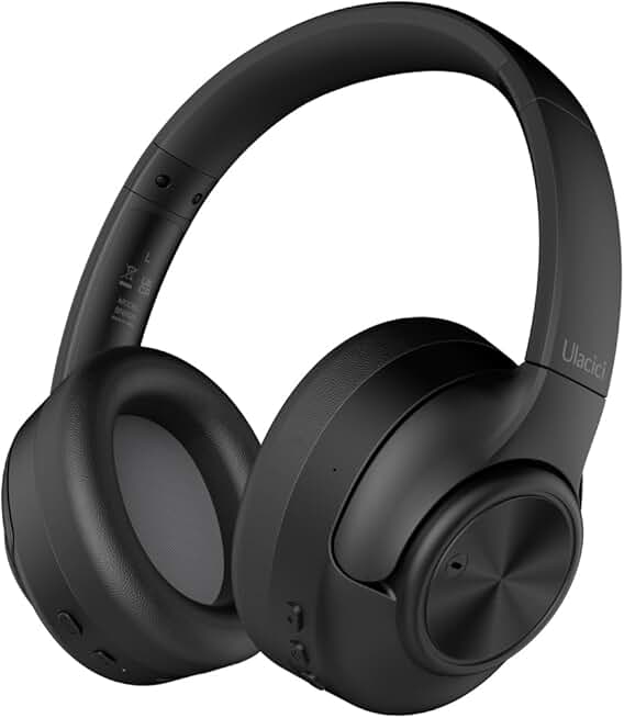 Wireless Over-Ear Noise Cancelling Headphones with 60H Playtime