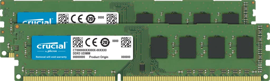RAM 16GB Kit (2x8GB) DDR3 1600 MHz CL11 Desktop Memory CT2K102464BD160B
