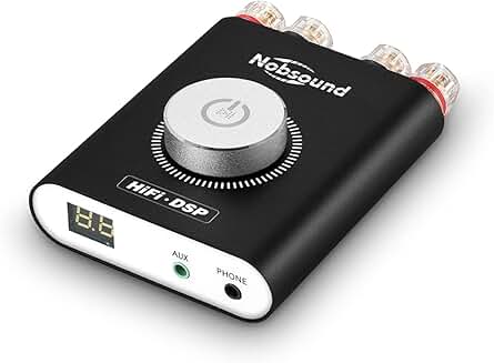 Mini Bluetooth 5.0 Power Amplifier with LED Display