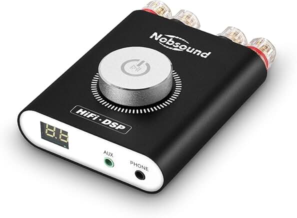 Mini Bluetooth 5.0 Power Amplifier with LED Display
