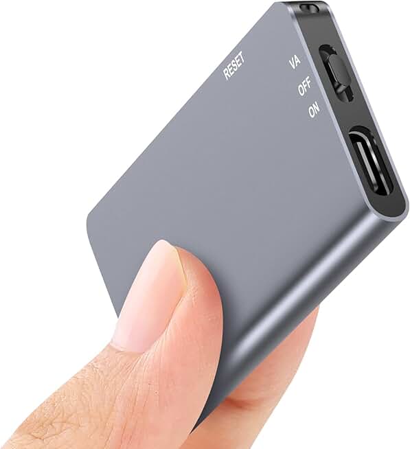128GB Digital Voice Recorder with 1520 Hours Storage