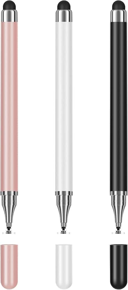 3-Pack Touchscreen Stylus Pens for Writing and Drawing