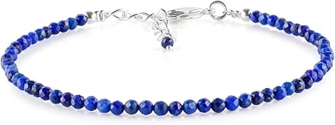 Handmade Natural Gemstone Bead Crystal Bracelet for Women