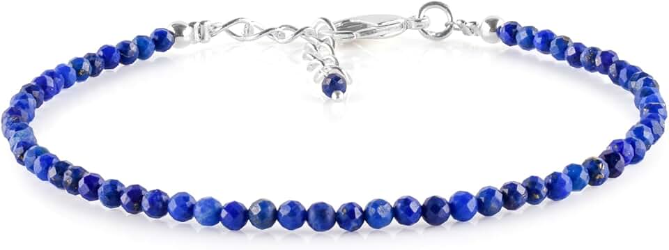 Handmade Natural Gemstone Bead Crystal Bracelet for Women