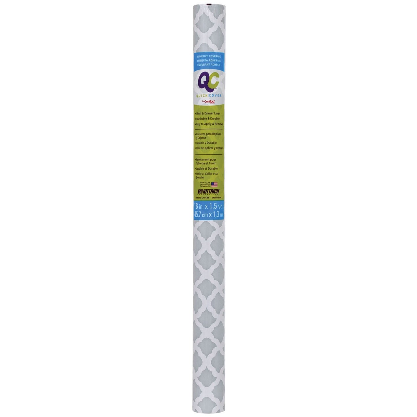 Con-Tact Quick Cover Moroccan Self-Adhesive Shelf Liners (Pack of 16)