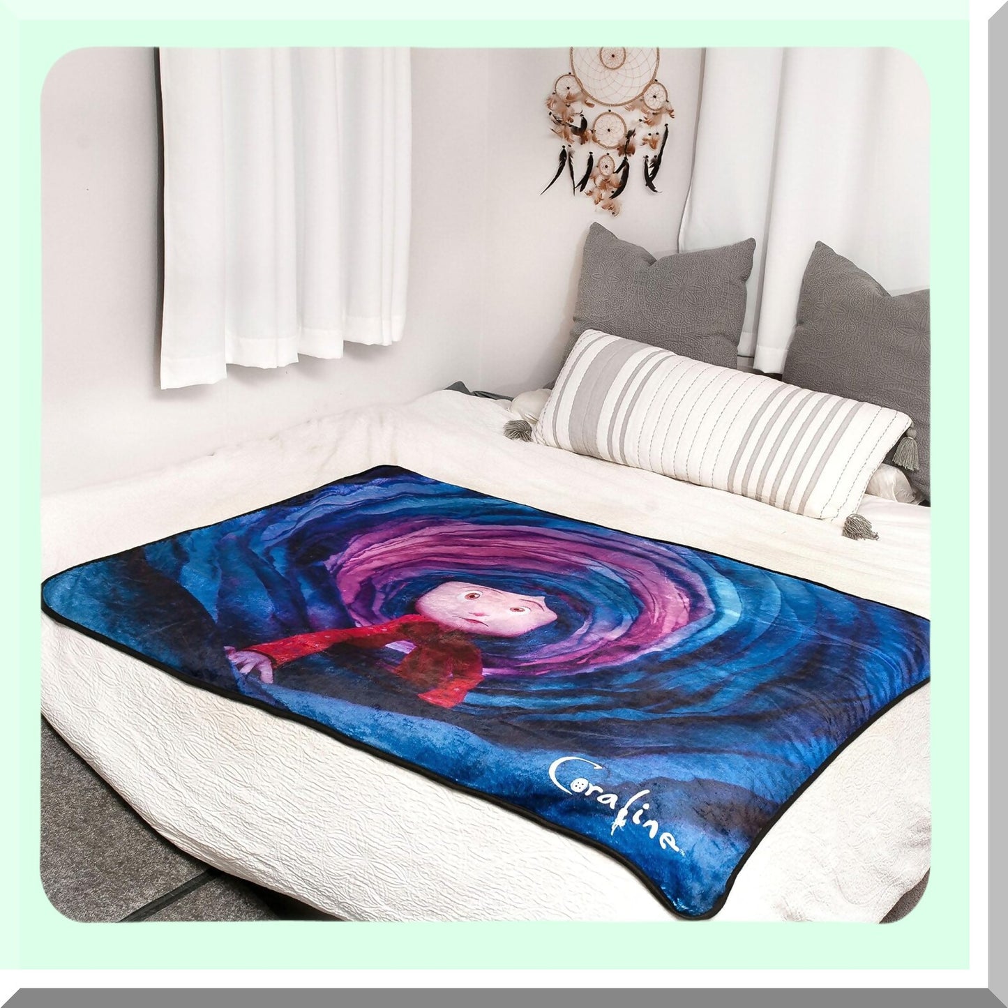 CozyWarm Coral Fleece Throw Blanket 45x60 - Ultra Soft & Plush
