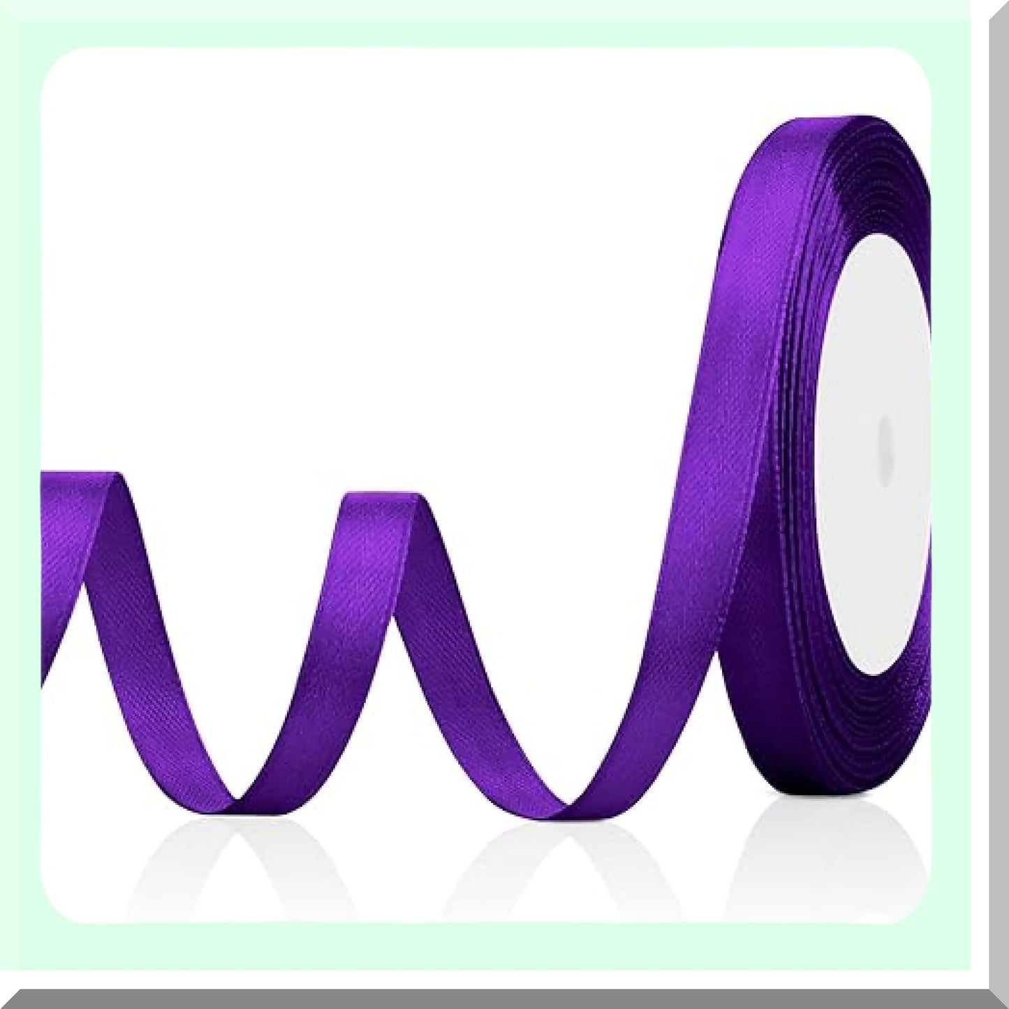Purple Ribbon 3/8 Inch 25 Yards for Gift Wrapping and Decorations