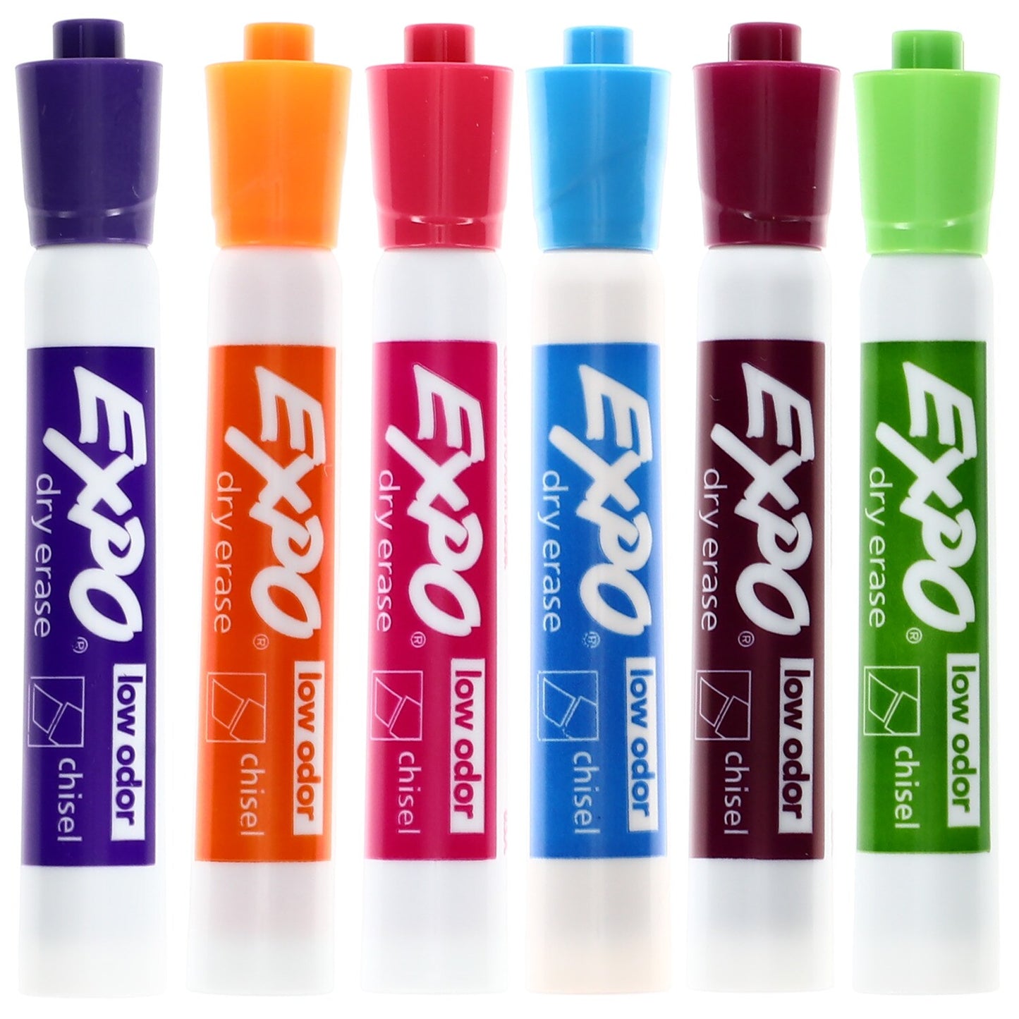 Expo Dry Erase Chisel Markers in Fashion Colors (Pack of 24)