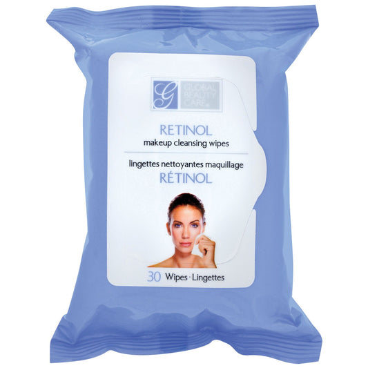 Global Beauty Care Retinol Makeup Cleansing Wipes, 30-ct. Packs (Pack of 24)