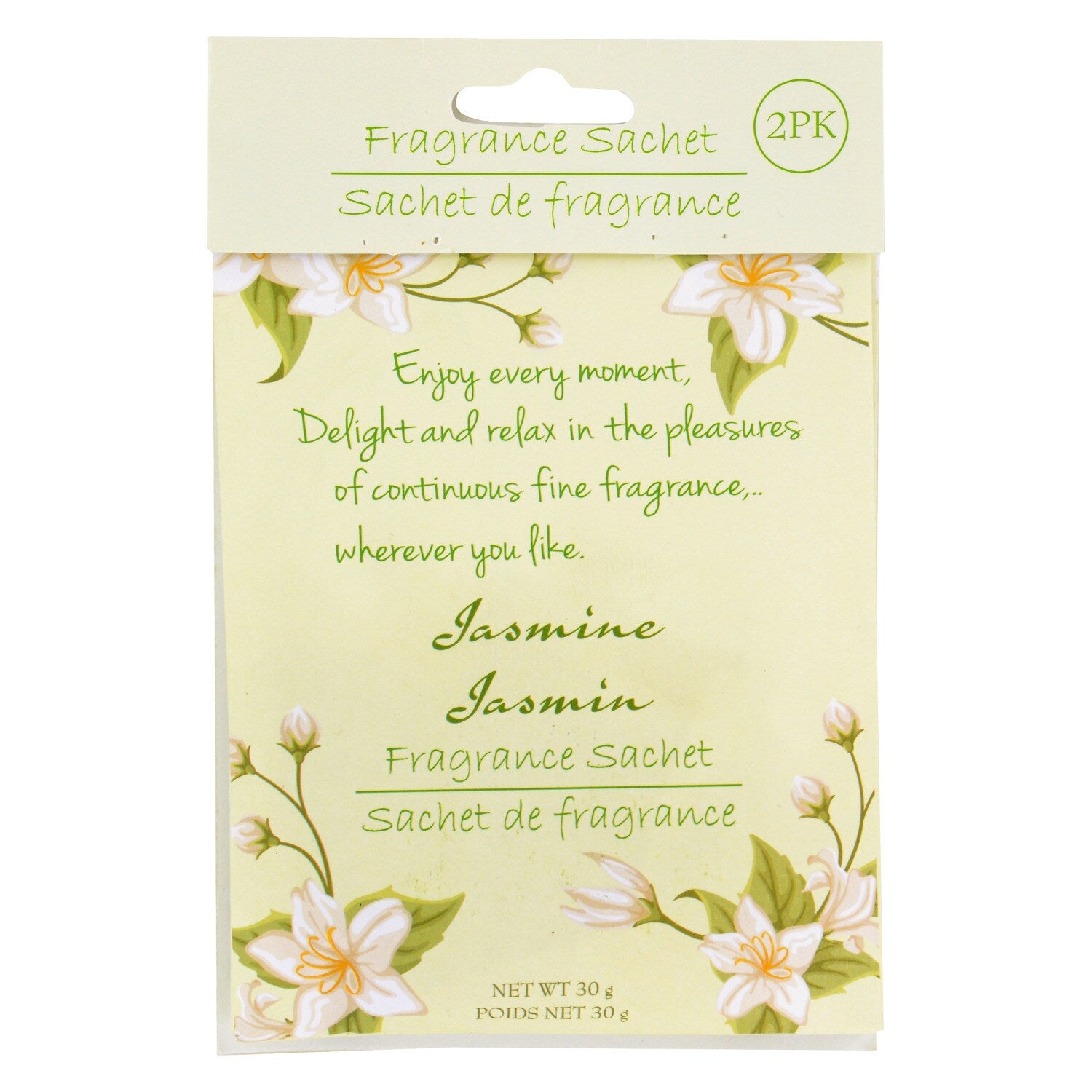 Jasmine Sachets, 2 Pack (Pack of 14)