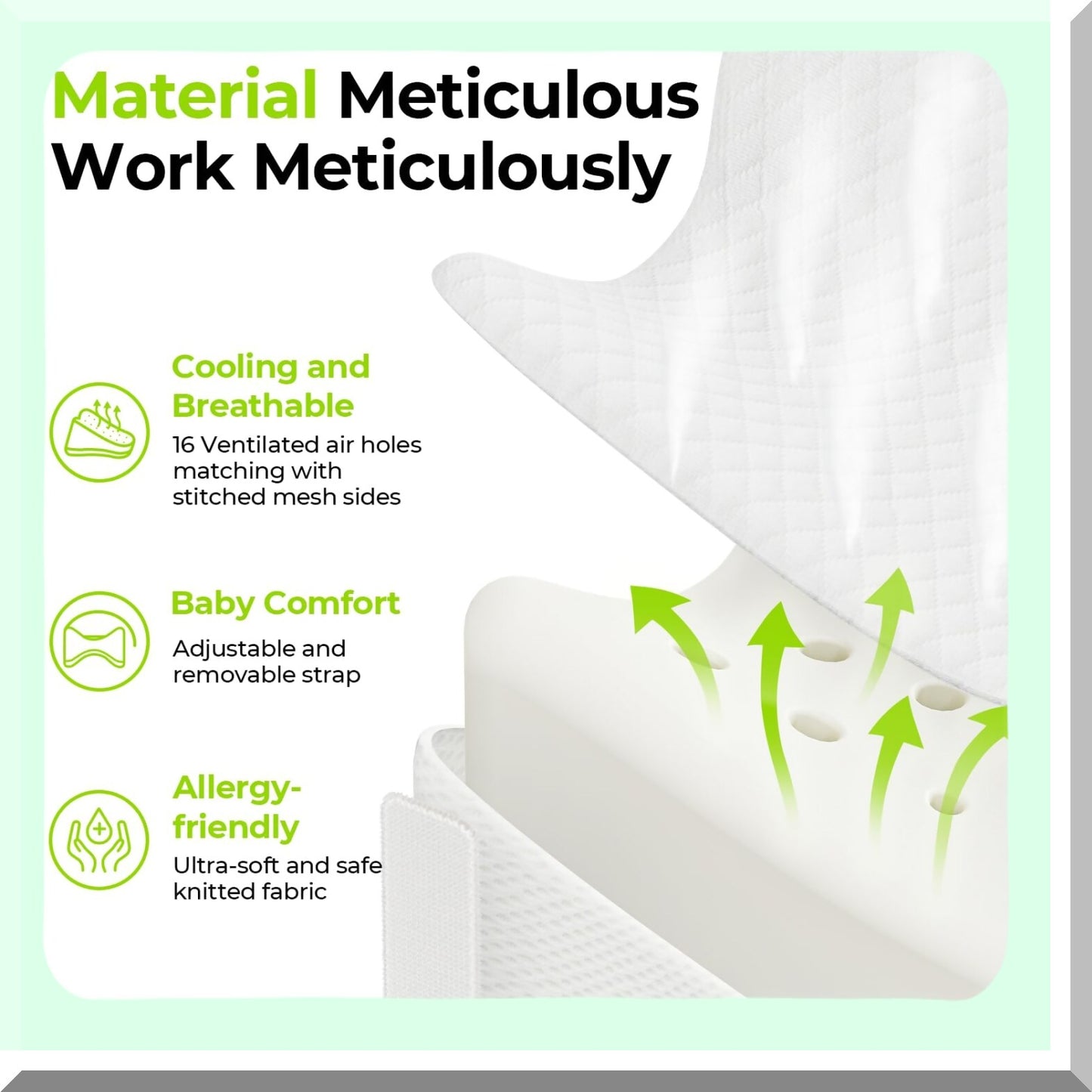 CoolSleep Memory Foam Leg Pillow - Sciatica & Joint Pain Relief, Spine Alignment Support Wedge for Side Sleepers - Contoured Knee Pillow with Removable Strap