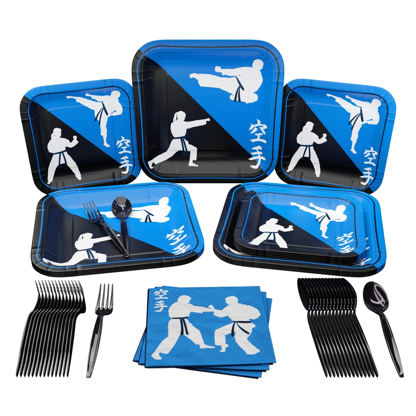 Karate Party Supplies Pack for 16 Guests