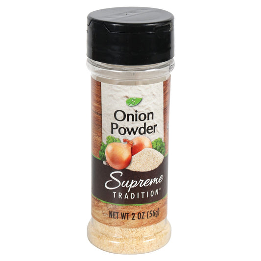 Supreme Tradition Onion Powder, 2-oz. Bottles (Pack of 12)
