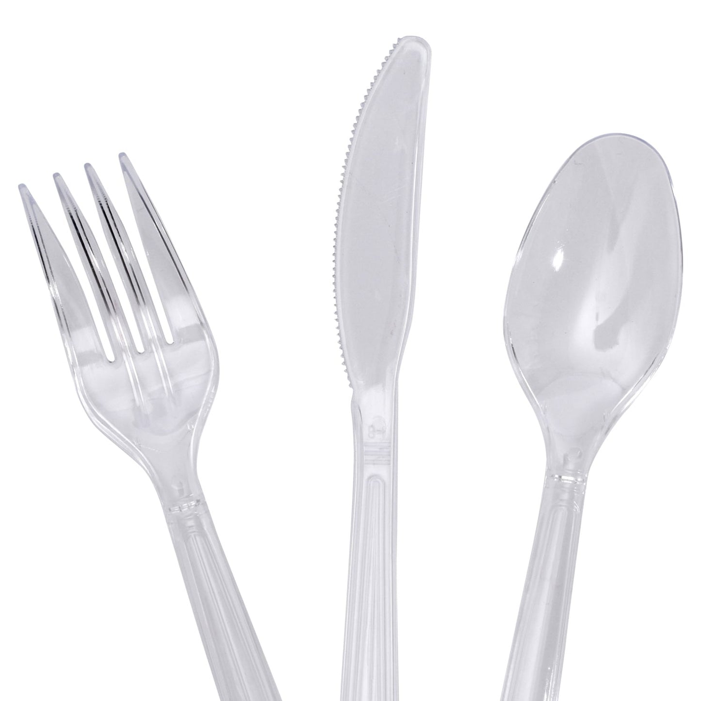 Clear Plastic Utensils, 48-ct. Bags (Pack of 48)