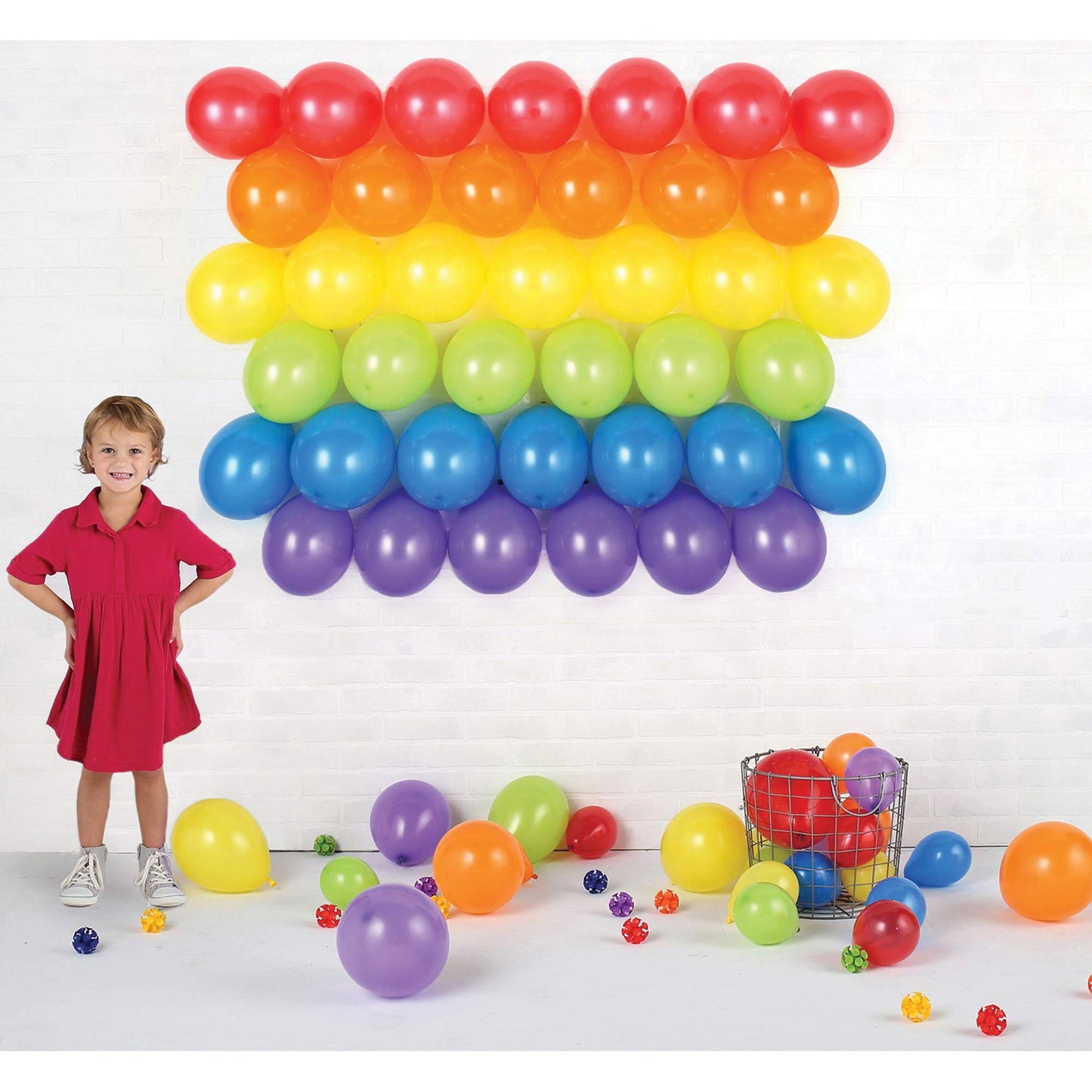 Colorful Balloon Backdrop Kit for Parties