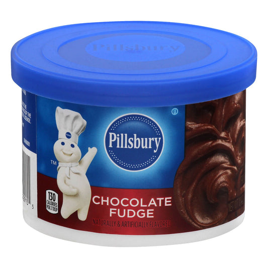 Pillsbury Chocolate Fudge Frosting, 10 oz. Containers (Pack of 8)