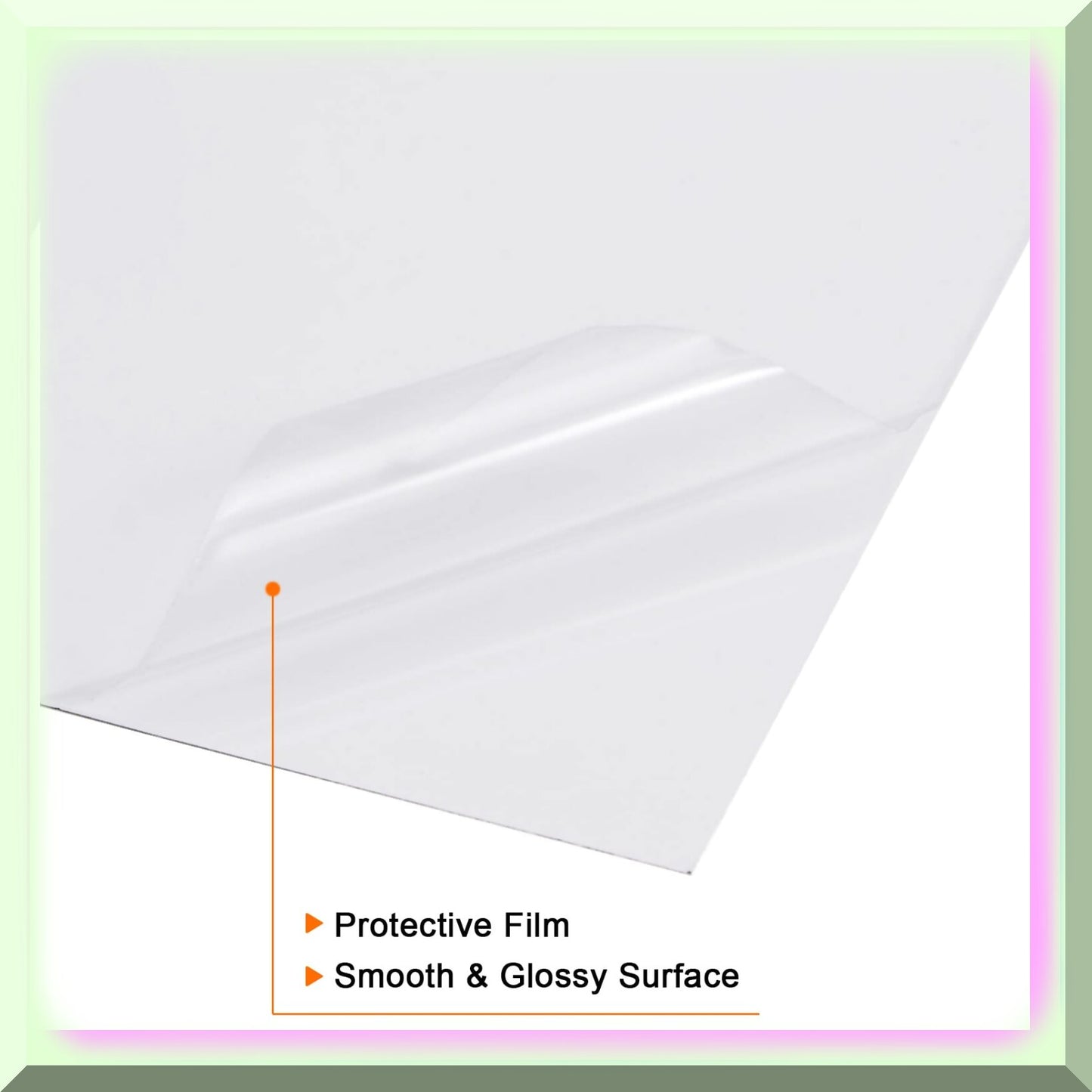 8x12 Inch Aluminum Photo Blank for Sublimation and Engraving