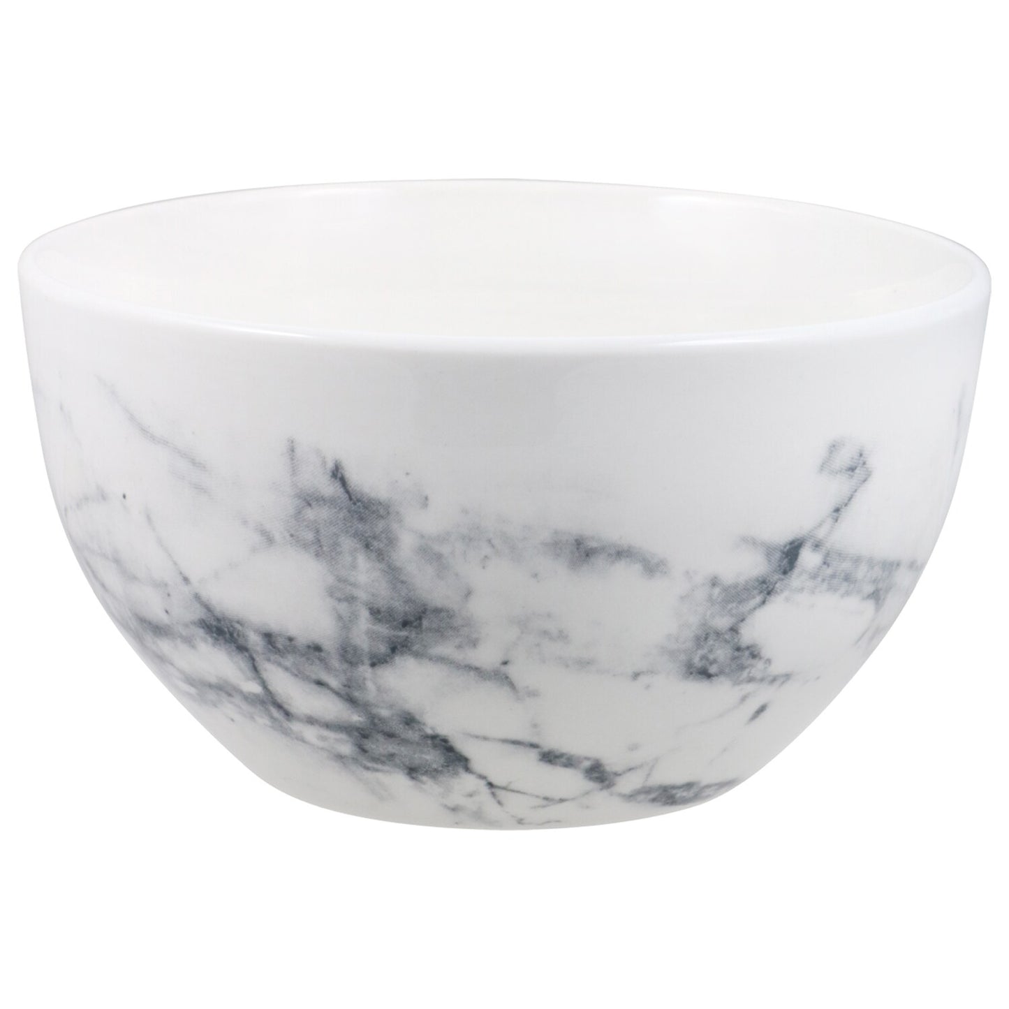 Gray Marble Printed Stoneware Bowls, 5.5x2.875 in. (Pack of 6)